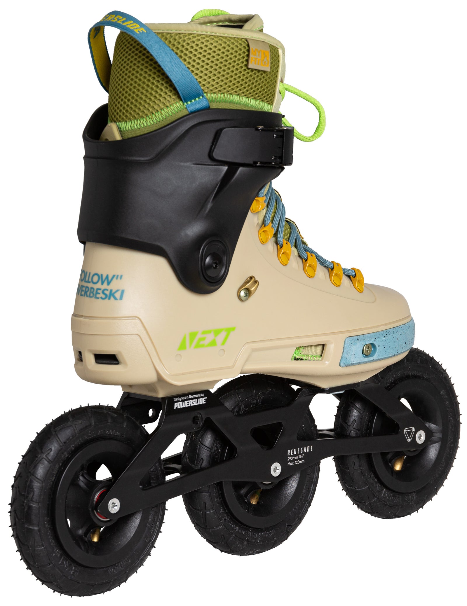 Powerslide Next Renegarde Pro 125 - Offroad Rückansicht