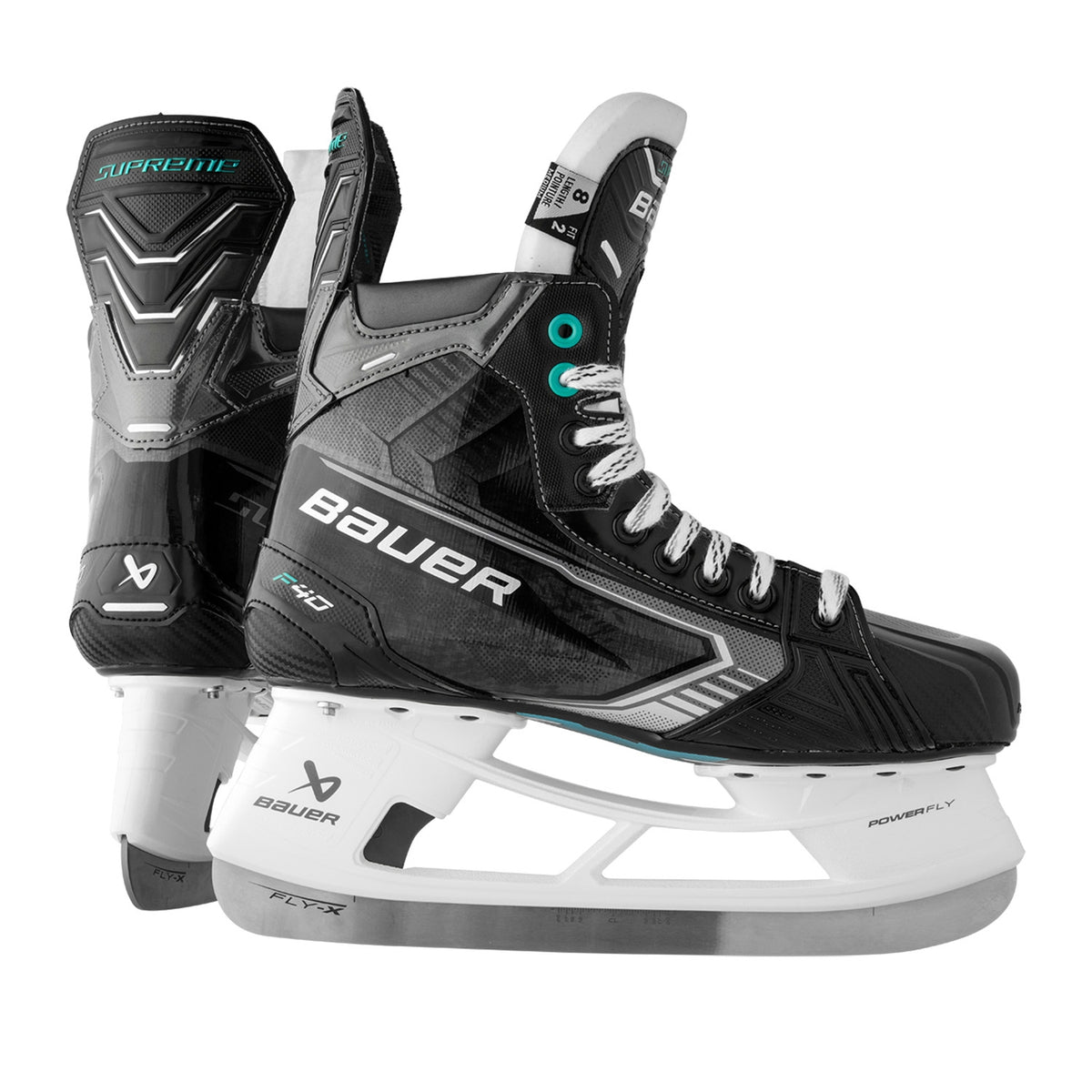 Bauer Schlittschuh Seiten und Rückansicht