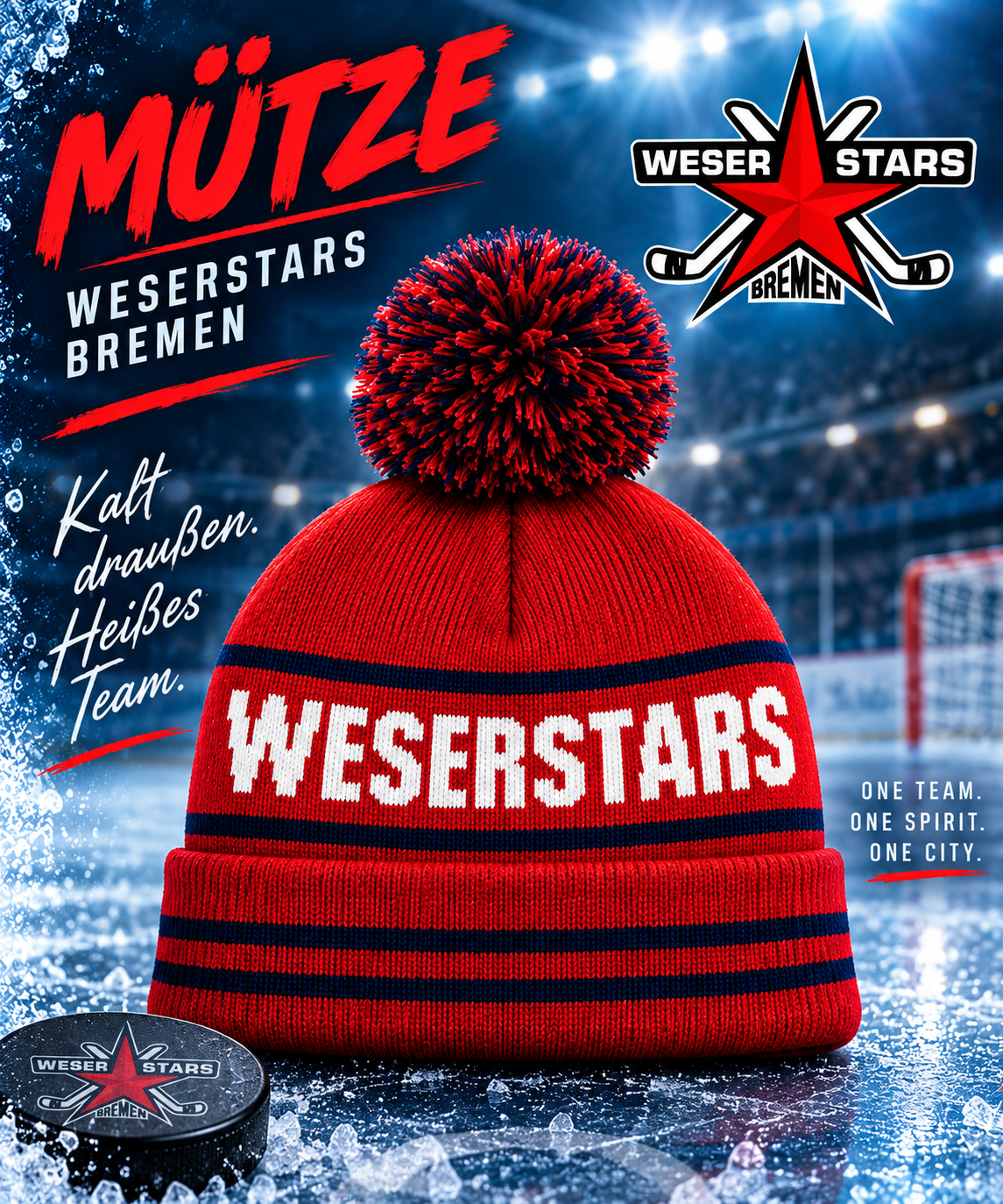 Weserstars Bremen Mütze