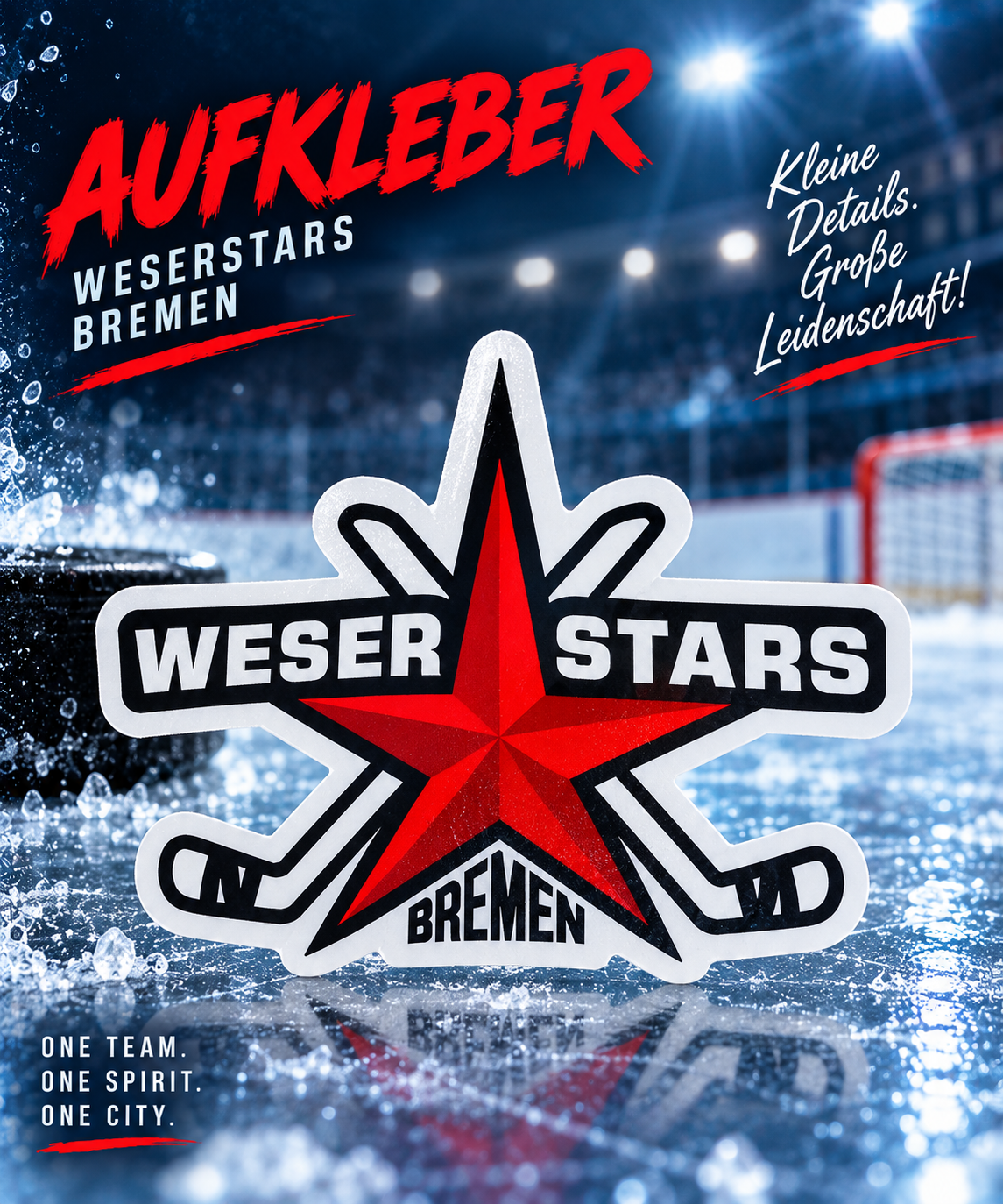 Weserstars Bremen Aufkleber