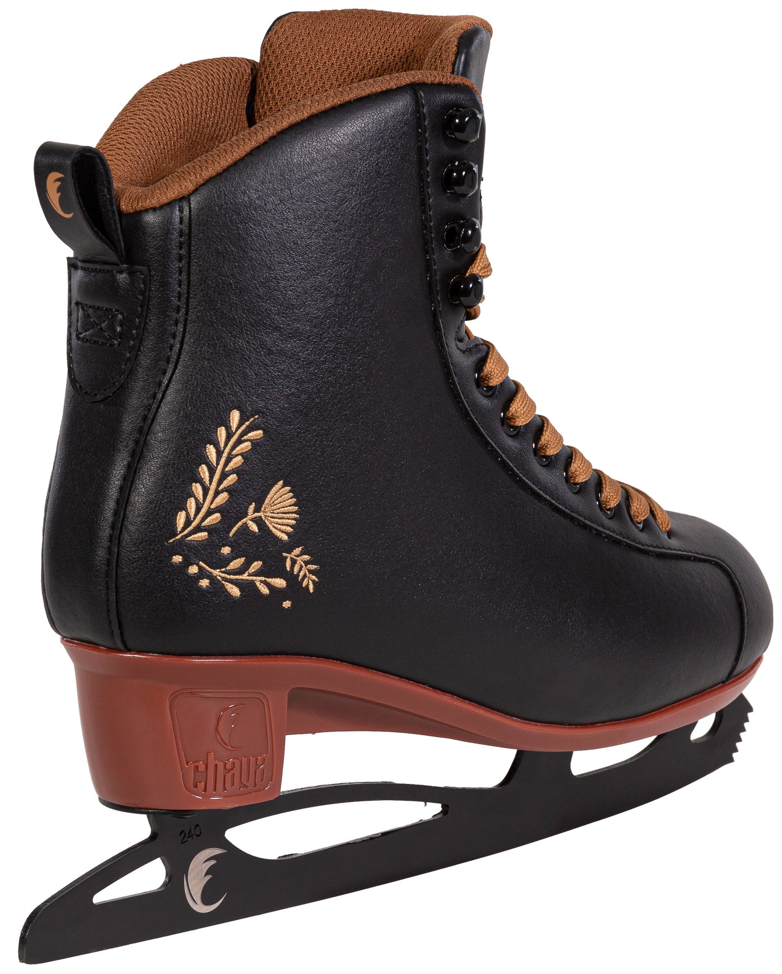 Chaya Schlittschuhe Merlot Seitenansicht 2