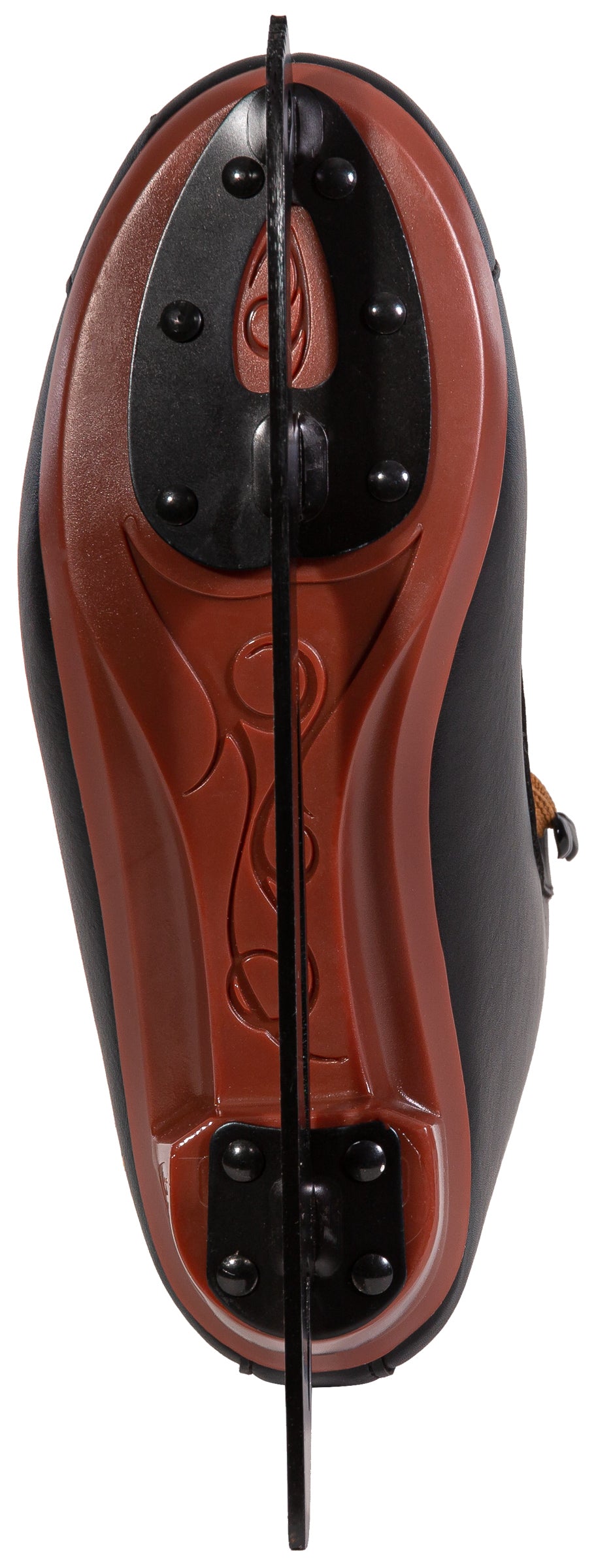 Chaya Schlittschuhe Merlot von unten