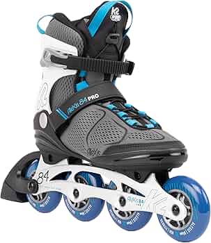 K2 Inlineskate Alexis 84 Pro grey-blue Seitenansicht