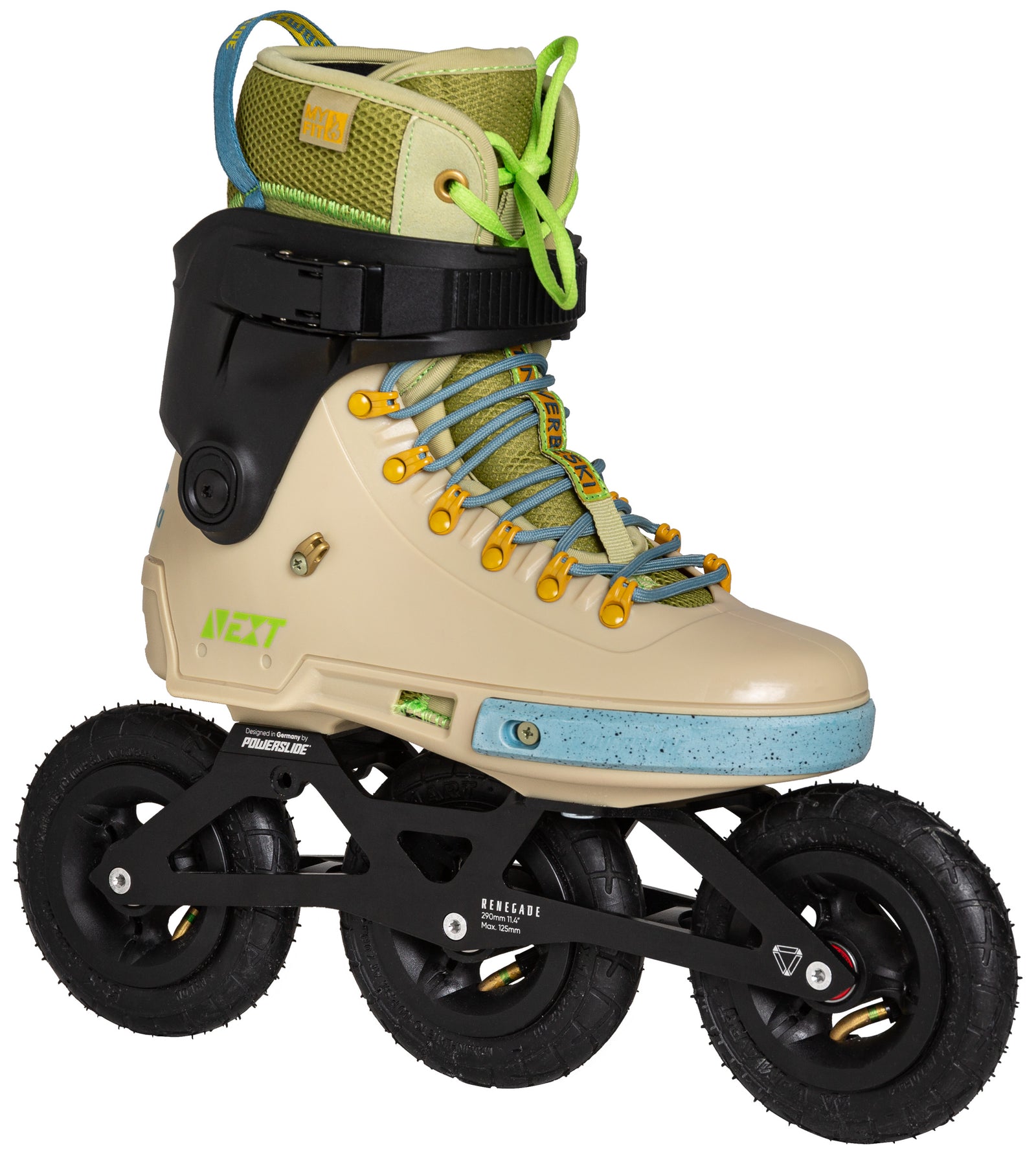 Powerslide Next Renegarde Pro 125 - Offroad Seitenansicht