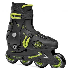 Roces Orlando 3 - black-lime Größen verstellbar