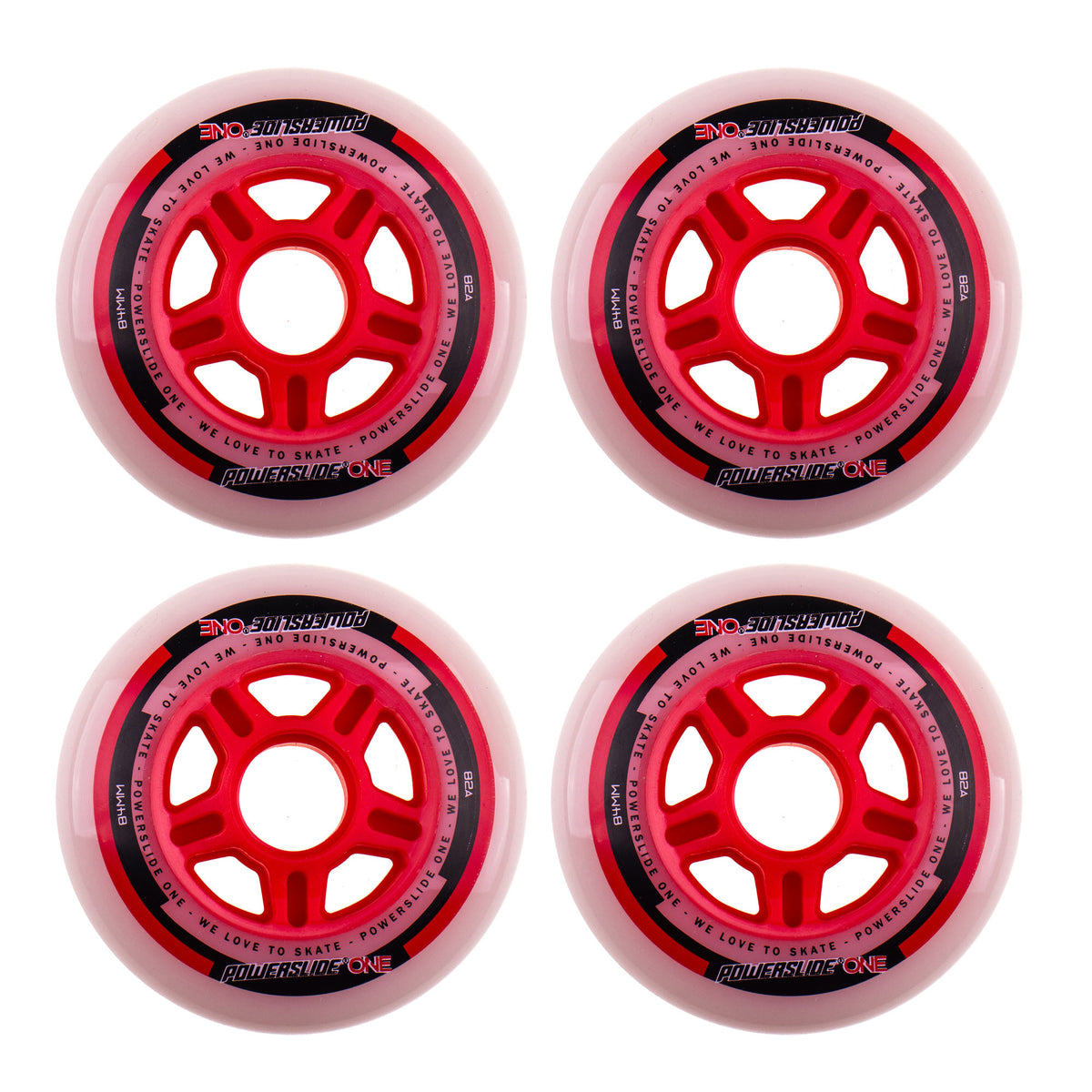 Powerslide One Rollen / 82A - 4er Set