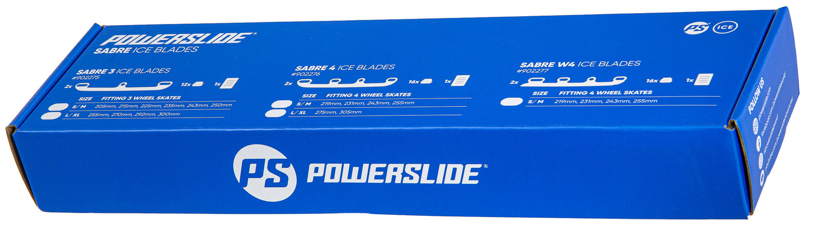 Powerslide Sabres 3 Ice Blade Verpackung