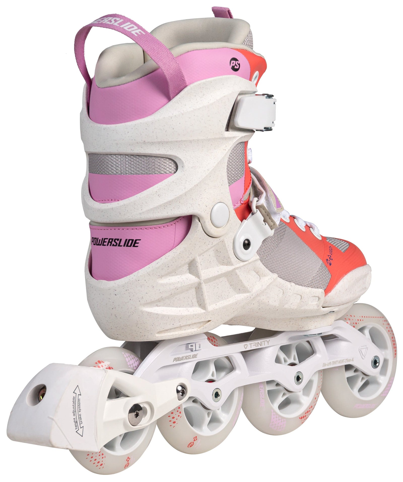 Powerslide Phuzion Argon 100 peach hintere Draufsicht