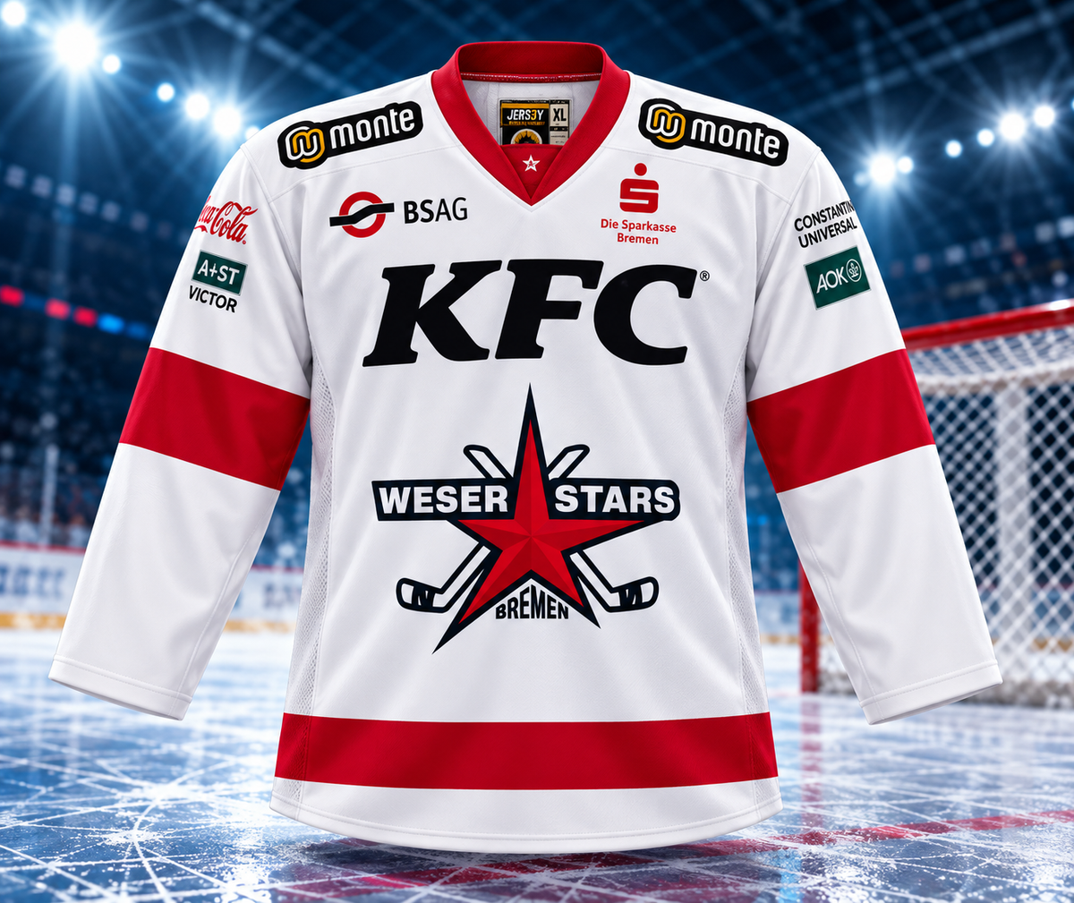 Weserstars Bremen Trikot Weiß