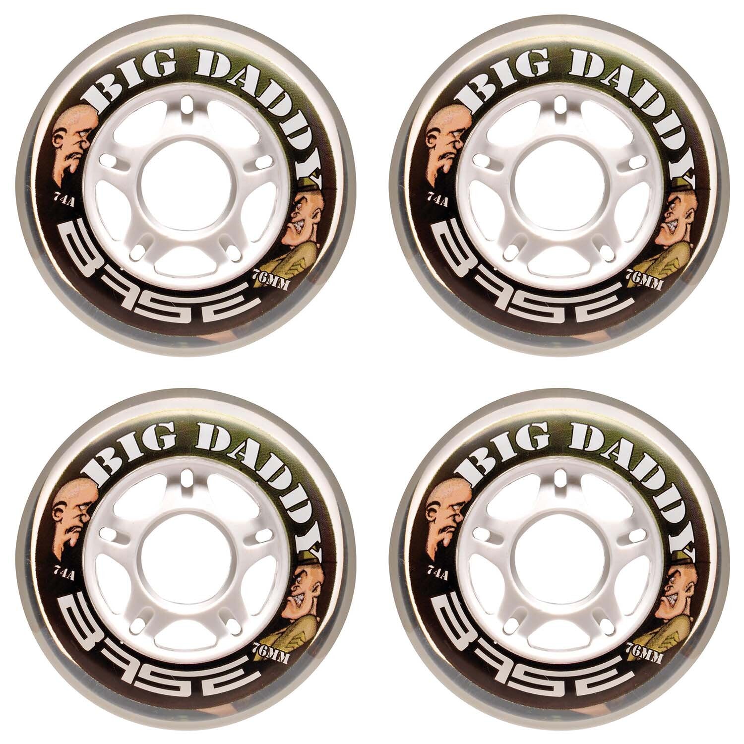 Base Big Daddy Inline Rollen 74a 4er Set